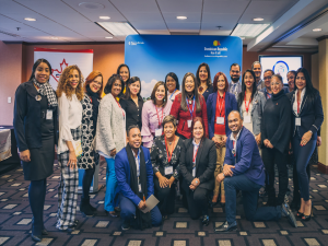 Parte de la delegación dominicana que participa en el evento