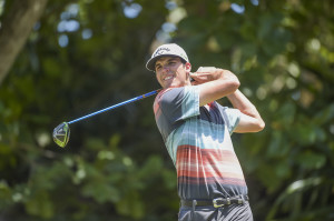 PUERTO PLATA, DOMINICAN REPUBLIC - JUNE 08: Tee k Kelly of the U.S during the first round of the PGA TOUR Latinoamerica Puerto Plata DR Open at Playa Dorada Golf Course on June 8, 2017 in Puerto Plata, Dominican Republic. (Photo by Enrique Berardi/PGA TOUR)