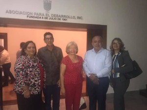 Auribel Tejada, Juan Pablo Gonzalez, Sixto Peralta y Adita Tavares