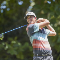 PUERTO PLATA, DOMINICAN REPUBLIC - JUNE 08: Tee k Kelly of the U.S during the first round of the PGA TOUR Latinoamerica Puerto Plata DR Open at Playa Dorada Golf Course on June 8, 2017 in Puerto Plata, Dominican Republic. (Photo by Enrique Berardi/PGA TOUR)