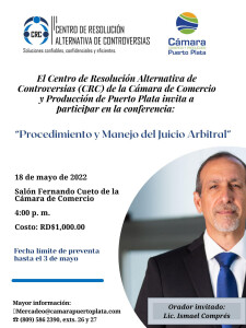 Arte evento CRC Ismael Compres