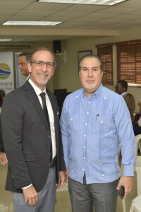 Ismael Compres junto a Julio Brea Guzman