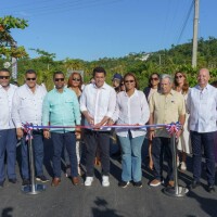 Inauguración carretera Ramal Viva, Las Terrenas