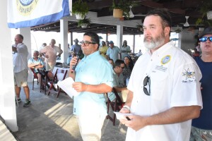 Eduardo Read, director del torneo y Dean Schroeder, presidente de la ILTTA