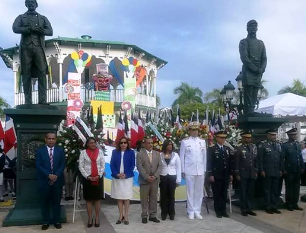 Base Aérea PP participa en actos por bicentenario del natalicio Matías Ramón Mella