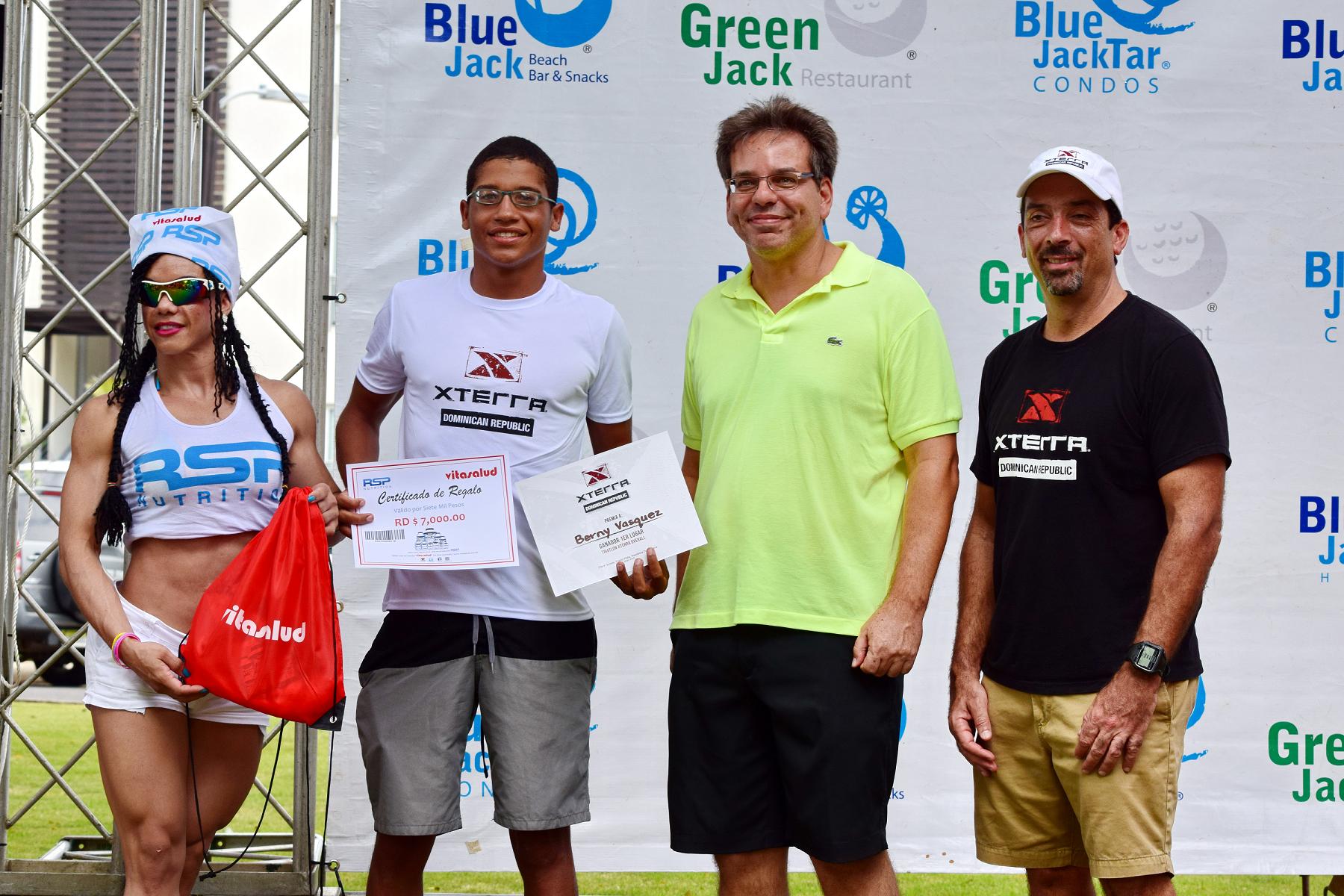 Berny Vásquez fue el ganador del Segundo triatlón Xterra con un tiempo de 2:49:11