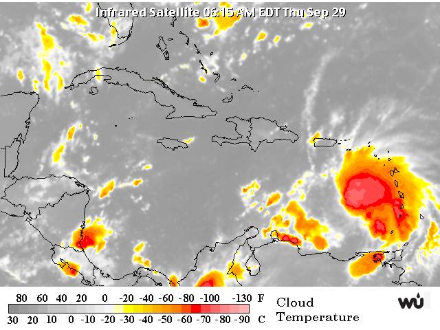 El COE declara alerta verde por el desplazamiento tormenta Matthew