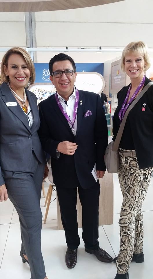 La feria es también una oportunidad para comunicar los eventos importantes en el país