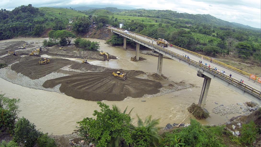 MOPC construirá muros de gaviones en puente Imbert