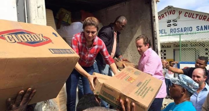 Carolina Mejía llama a la unidad de los políticos para ayudar damnificados en el Cibao