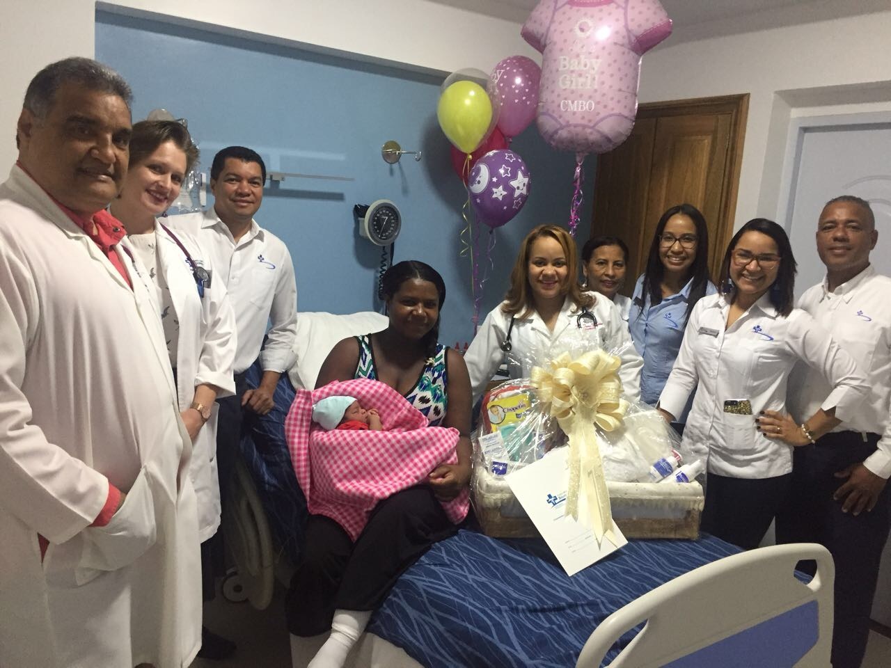 Amalia Juliet, primera nacida del 2018 en el  Centro Médico Bournigal