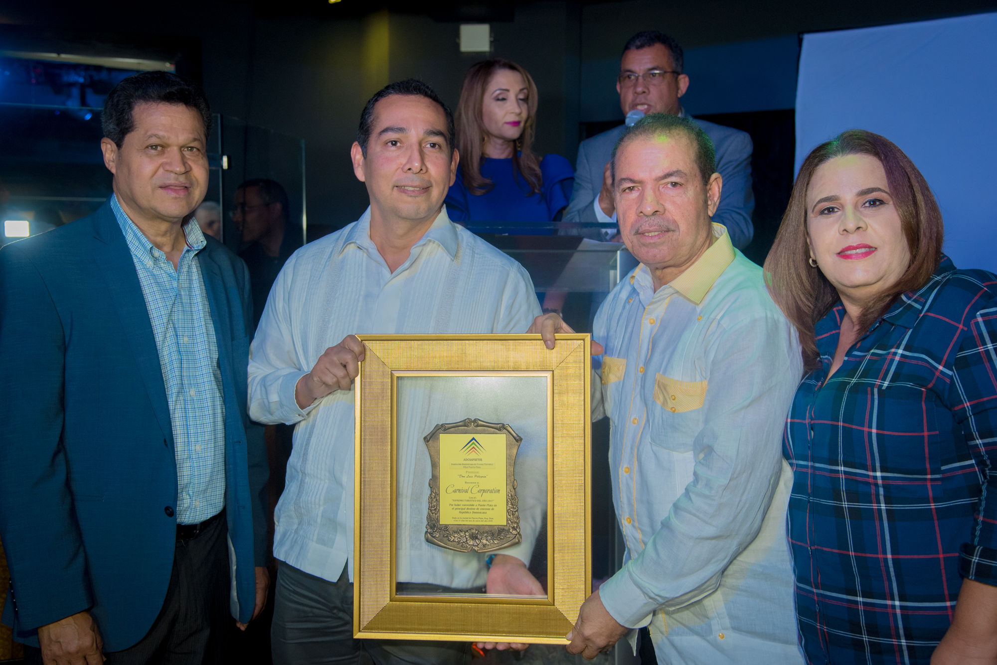 Adompretur Puerto Plata recibe elogios por la calidad de los Premios Don Luís Pelegrín