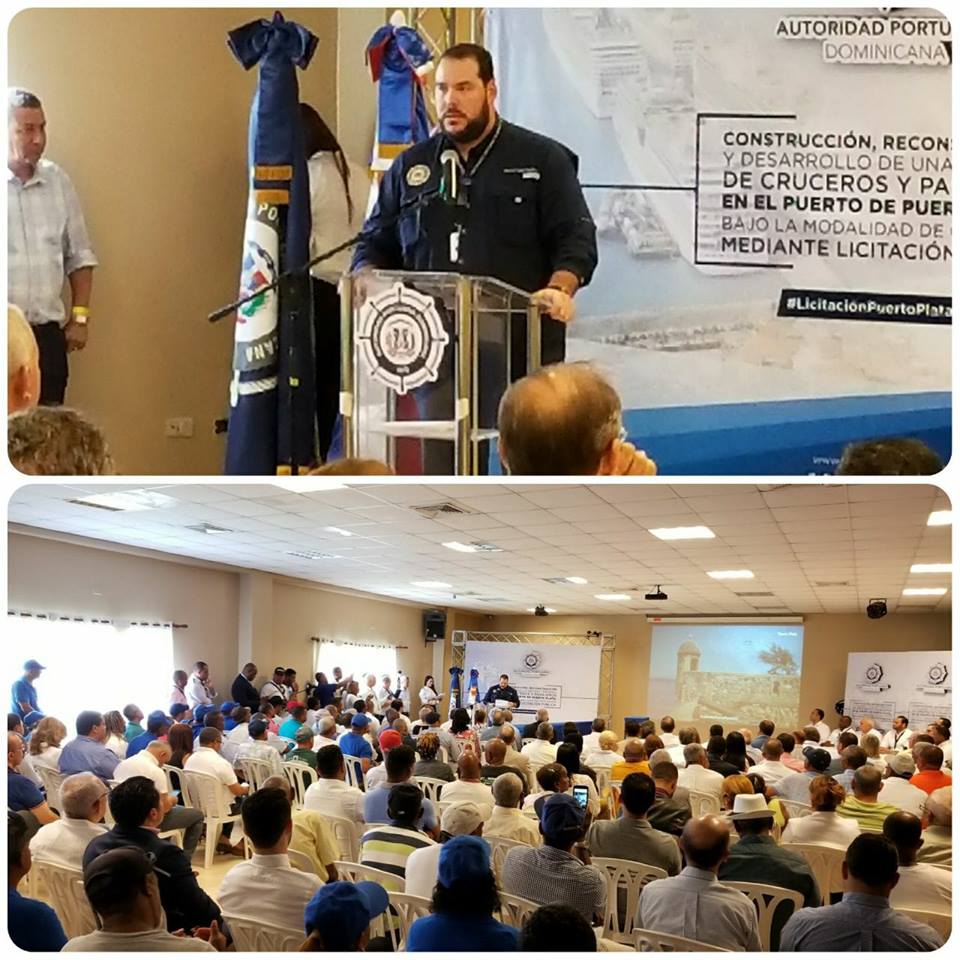 Apordom realiza vista publica sobre Terminal de Cruceros en Bahía de Puerto Plata