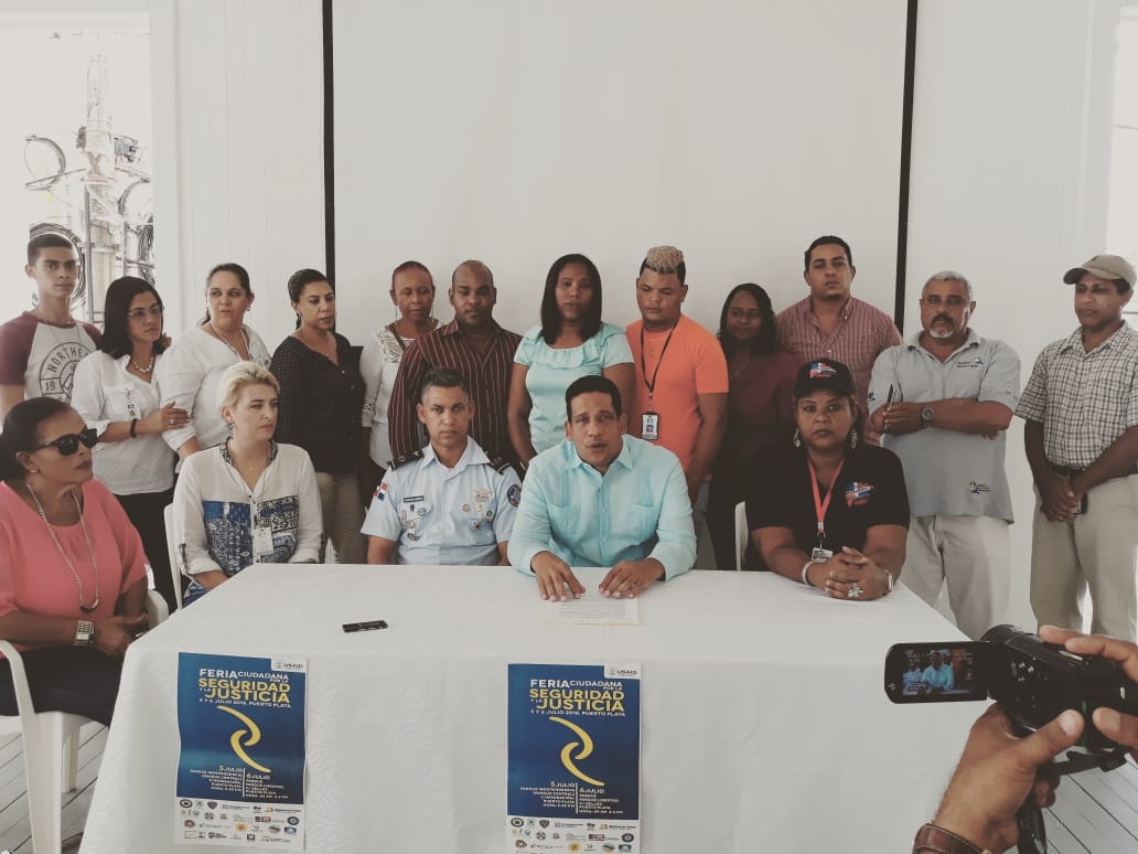 Realizarán Feria Ciudadana por la Seguridad y la Justicia en la provincia Puerto Plata