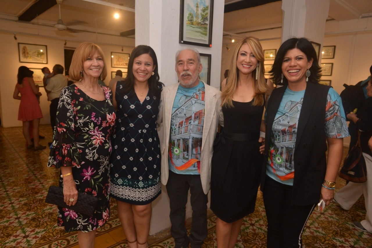 Con éxito quedó inaugurada multi-exposición “Acuareleando Mi Pueblo”