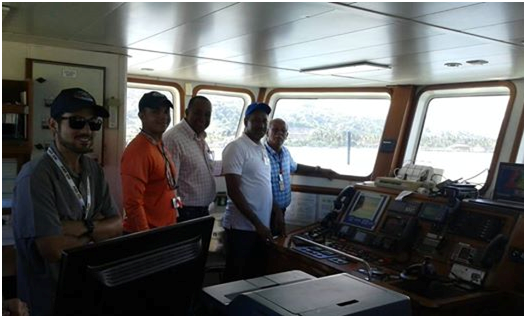 Procurador y funcionarios de Medio Ambiente inspeccionan dragado de Bahía de Maimón