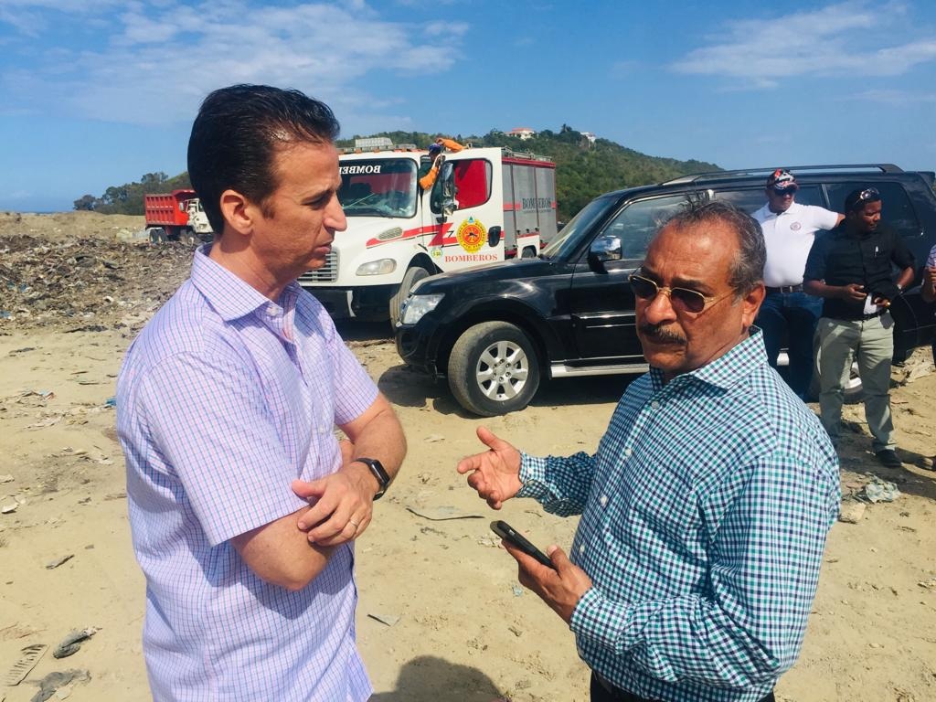 Autoridades militarizan vertedero de Puerto Plata para evitar que lo incendien