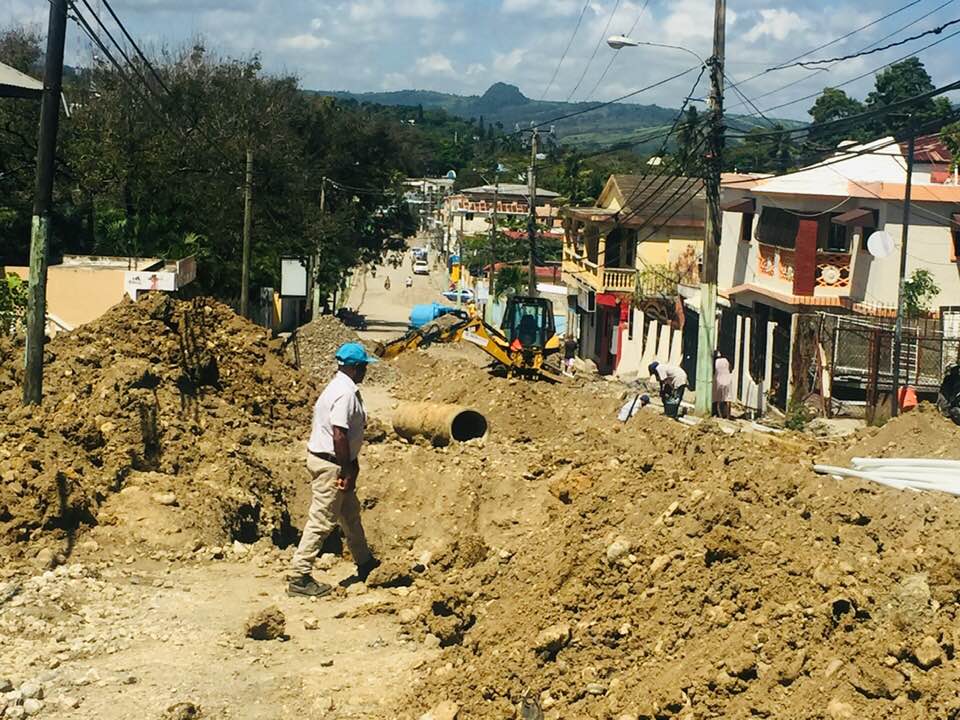 Trabajos de sustitución de línea de aducción de 20 pulgadas de calle José Eugenio Kunhardt en conclusión