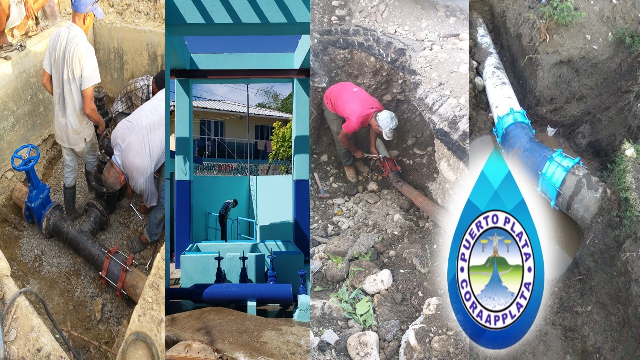 CORAAPPLATA realiza corrección de diversas averías para eficientizar servicio de agua potable en Puerto Plata