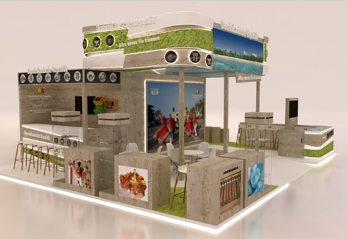 RD país anfitrión oficial en feria Messe Wien, Austria