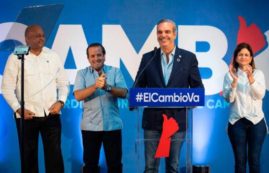 Luis Abinader: “La victoria fue contundente en las elecciones”