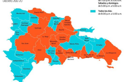Toque de queda inicia este martes; horario variará por provincias