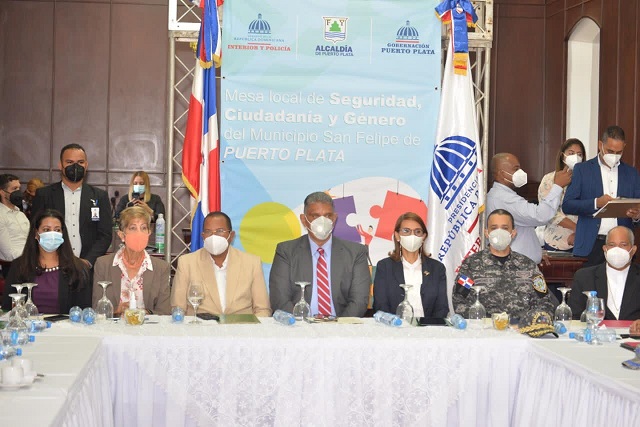 Ministerio de Interior y Policía y Alcaldía activan Mesa de Seguridad Ciudadana y Género en el municipio de Puerto Plata