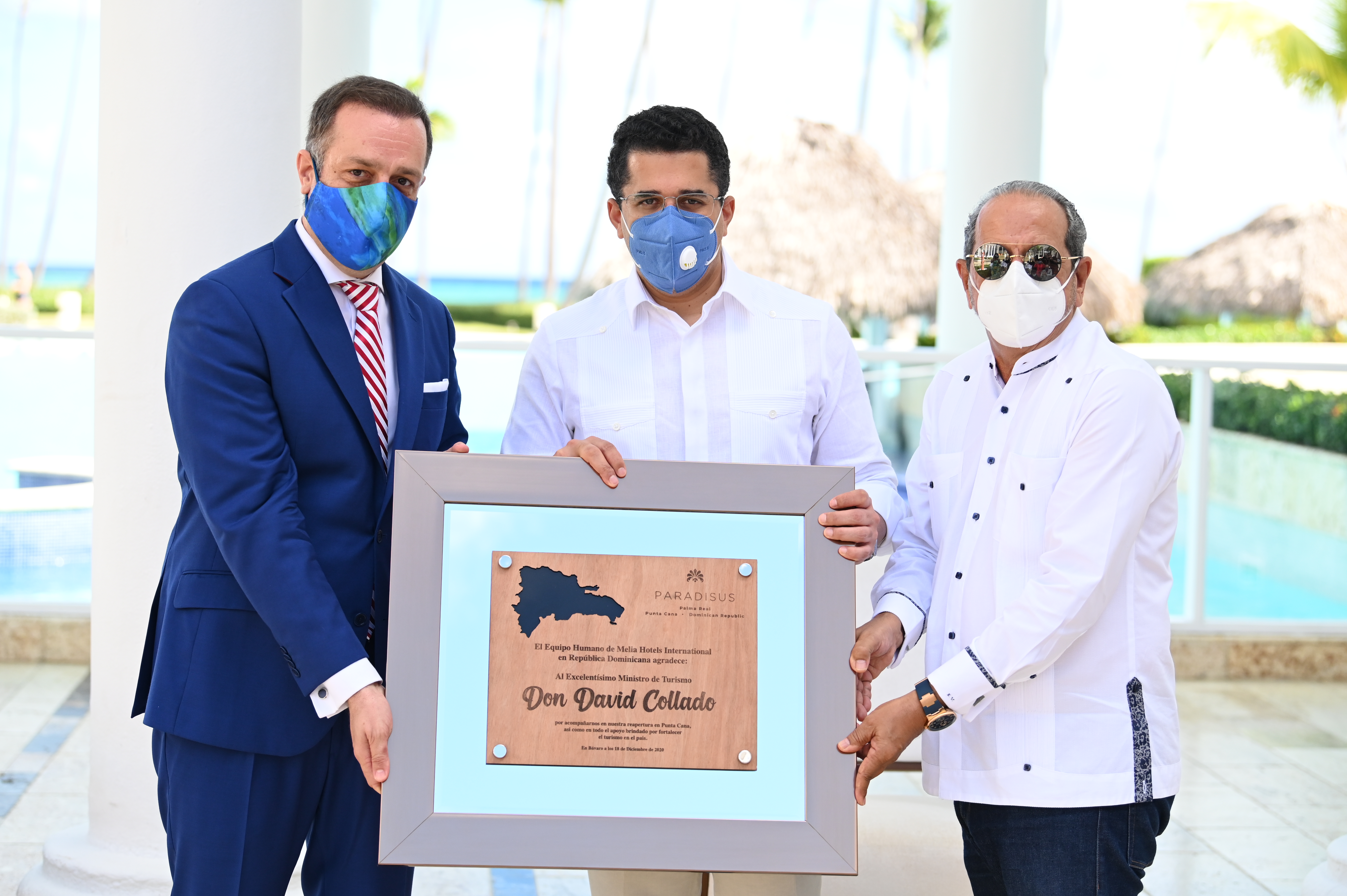 El Grupo Meliá reconocen labor del ministro de Turismo por su gran labor en la recuperación del sector