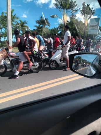 Cinco detenidos por carreras ilegales de motores en Puerto Plata