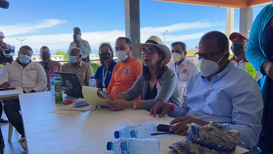 Gobernadora Rochtte califica como excelente simulacro en Puerto Plata