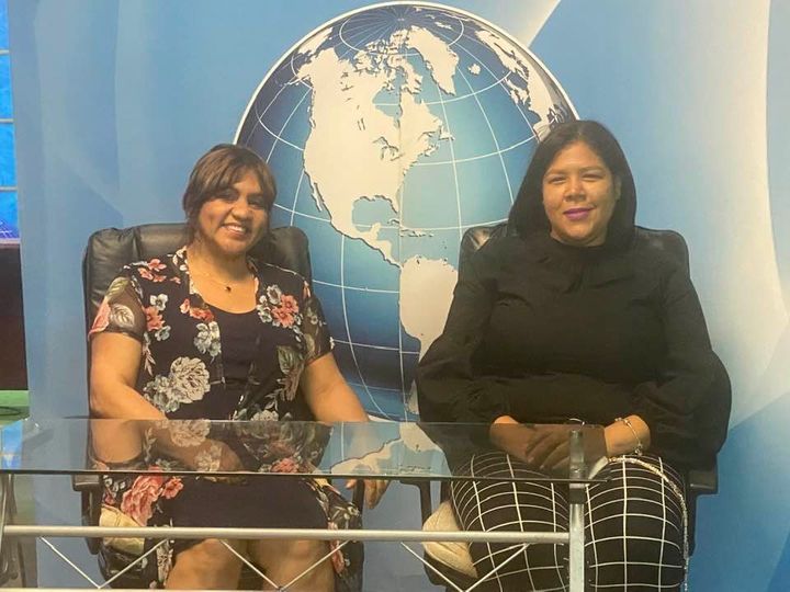 Presidentas saliente y entrante del CMD, doctoras Glennys Palin y Digna Díaz,  dan a conocer ejecutorias y proyectos