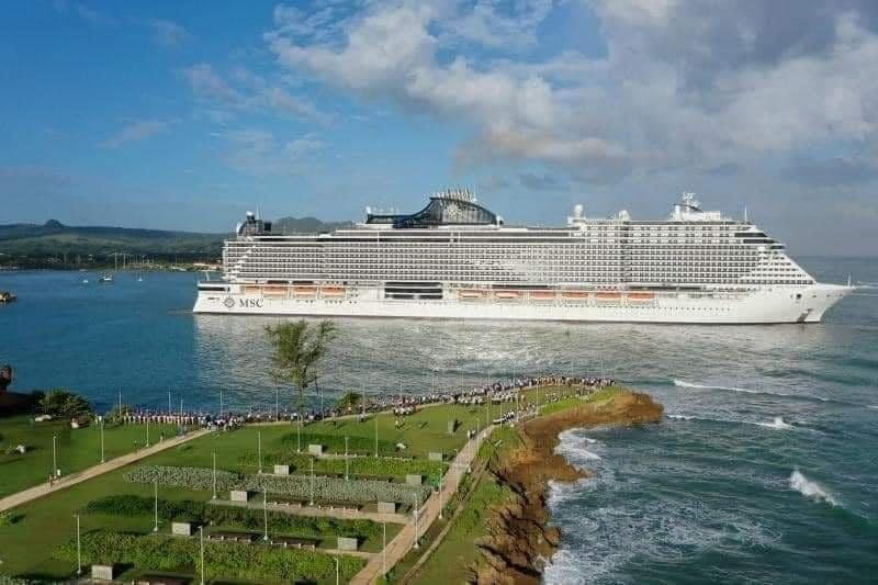 Cruceros tocan terminal marítima Taíno Bay sirven de telón de fondo precioso a calles y sectores de Puerto Plata