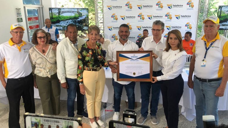 Luego de un intenso programa de mantenimiento teleférico de Puerto Plata inicia formalmente sus operaciones