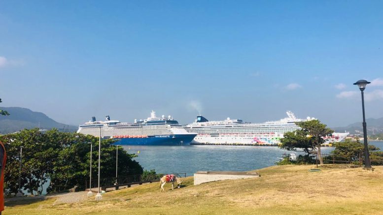 Cinco cruceros llegaron este miércoles a Puerto Plata