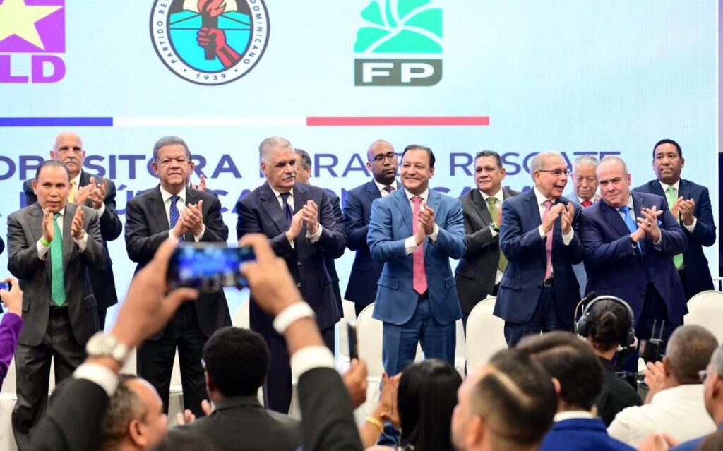 Alianza Rescate-RD anuncia “acción conjunta” en territorio nacional con los tres candidatos presidenciales