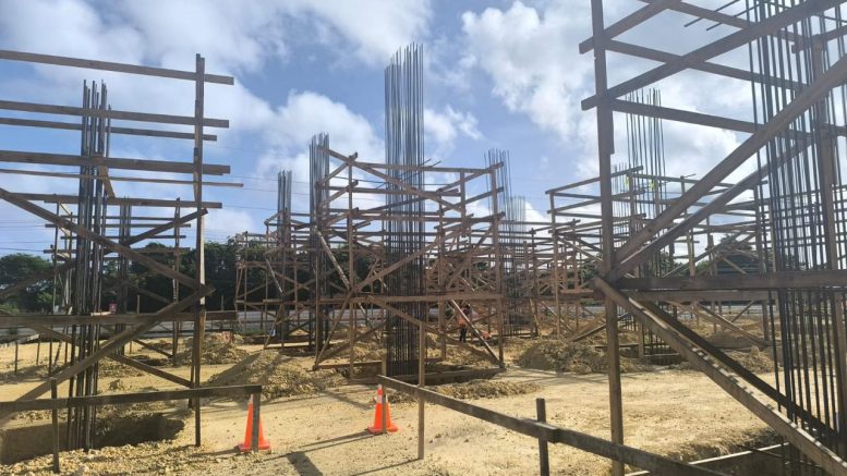 Marchan a buen ritmo los trabajos de construcción del Hospital General Traumatológico de Sosúa