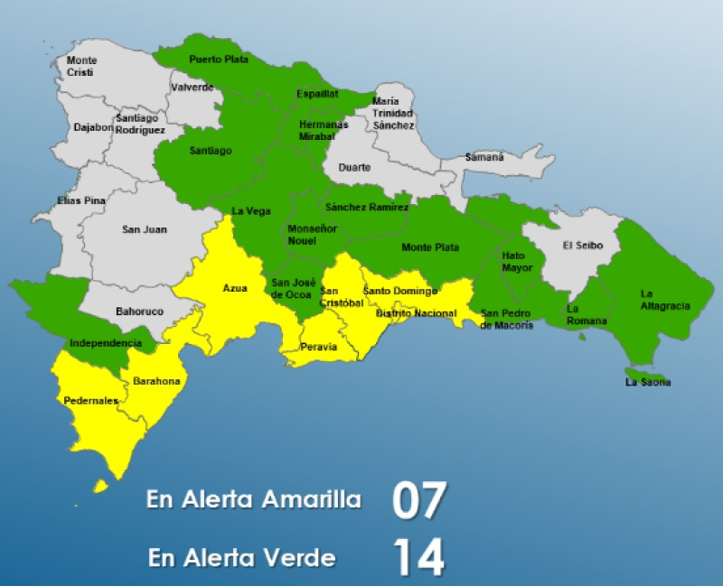 COE amplia a 21 las provincias en alerta por huracán Beryl