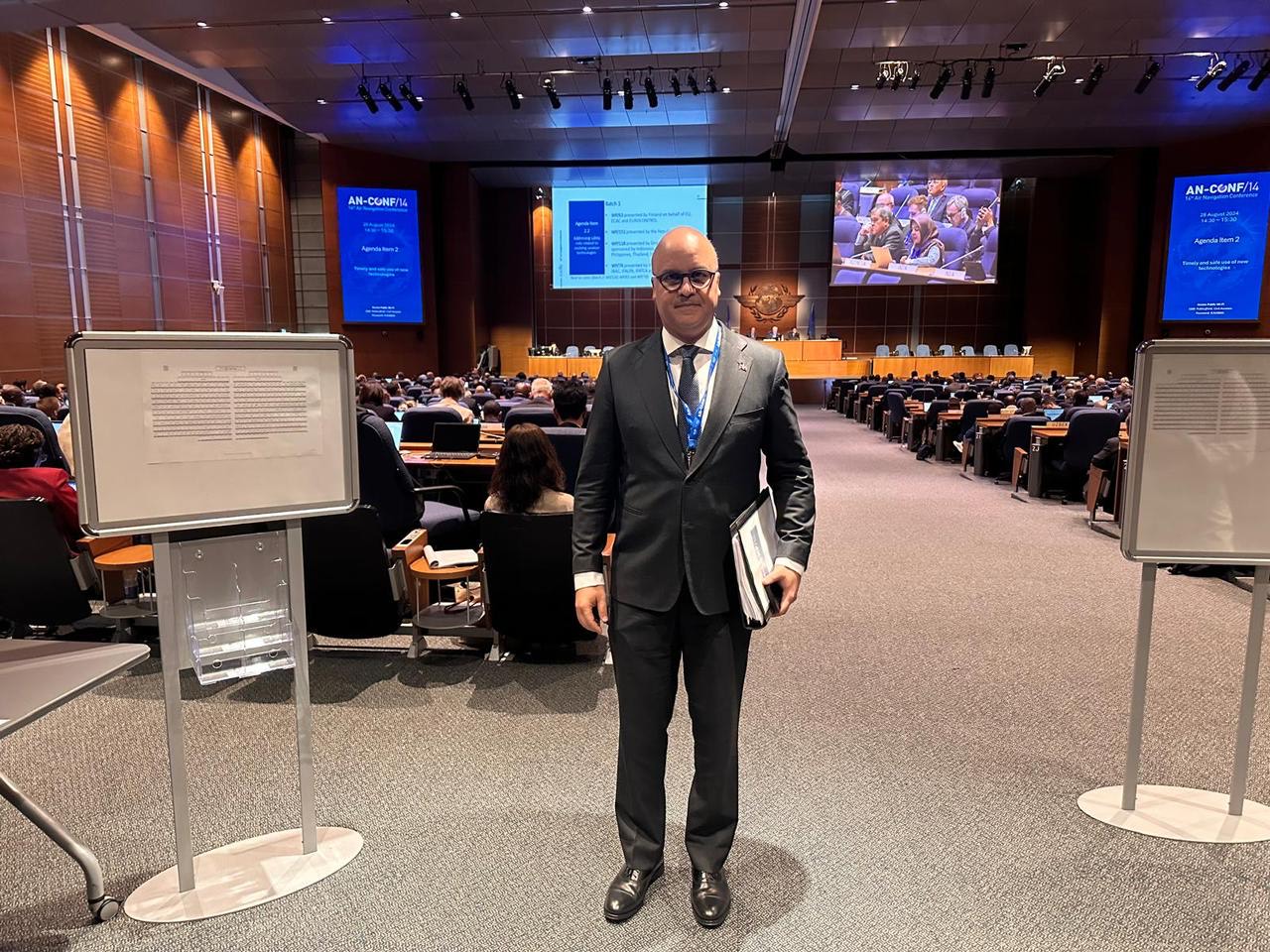Director del IDAC Igor Rodríguez participa en conferencia de navegación aérea de la OACI en Canadá