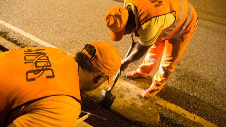 Brigadas del MOPC en carretera turística llevan tres meses sin cobrar