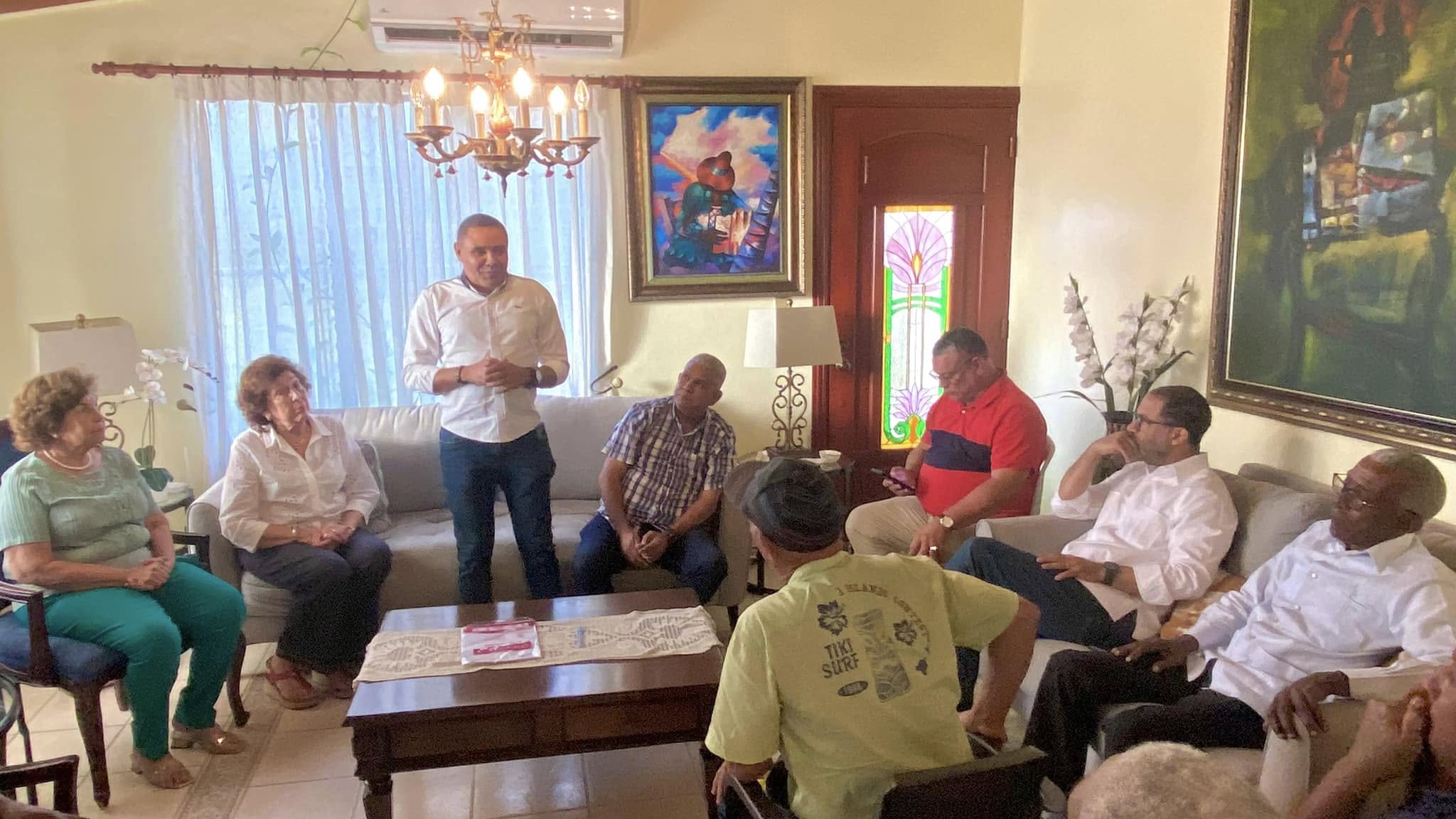 Equipo Político de Doña Socorro Gell recibe comitiva Pueblista con motivo del 1er Congreso Constitutivo Doc. Franklin Almeyda