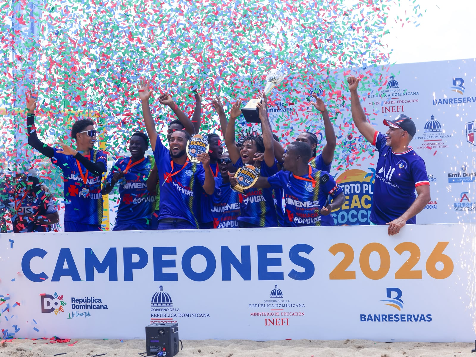 Triunfos de Atlántico FC y Sosúa FC cierran por todo lo alto el exitoso Puerto Plata Beach Soccer Cup 2026