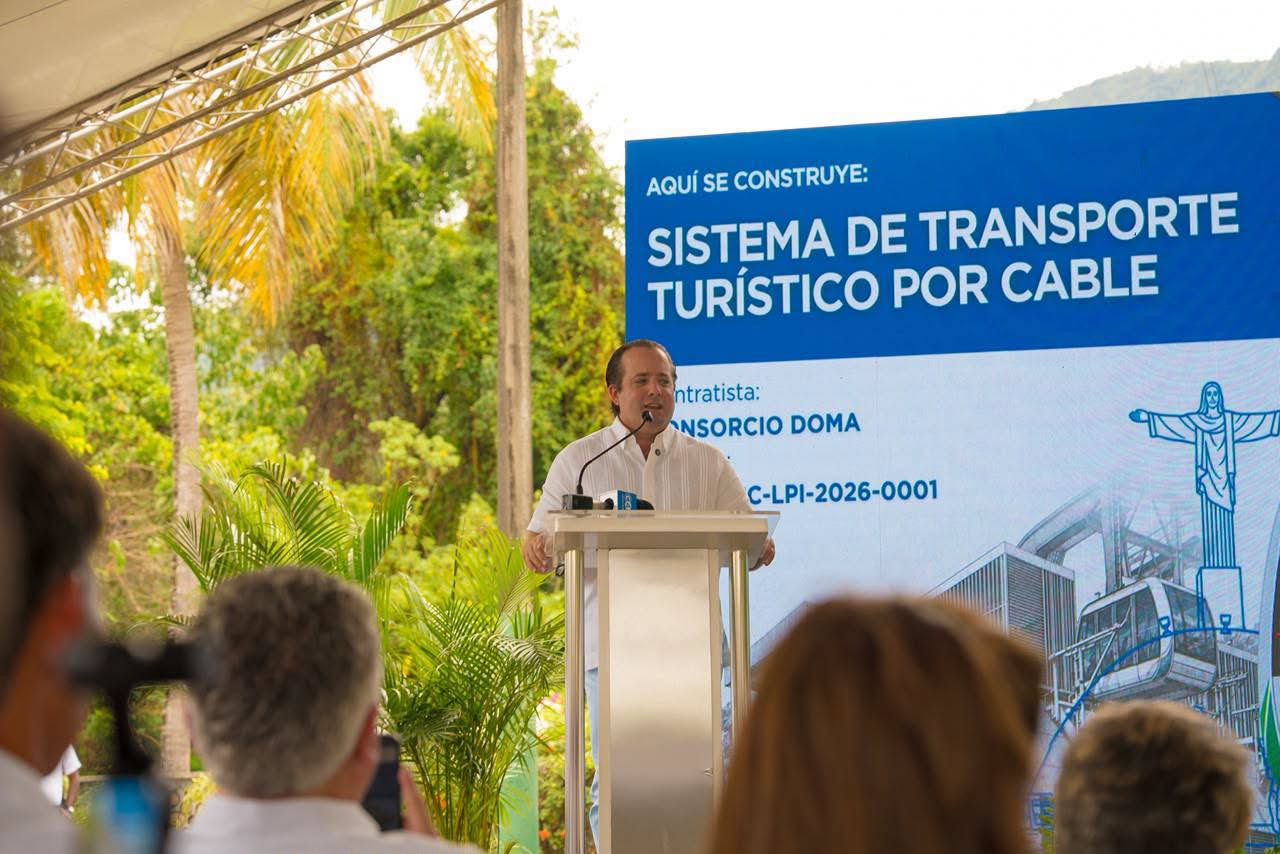 Paliza adelanta que el nuevo Teleférico de Puerto Plata operará en el primer trimestre de 2028